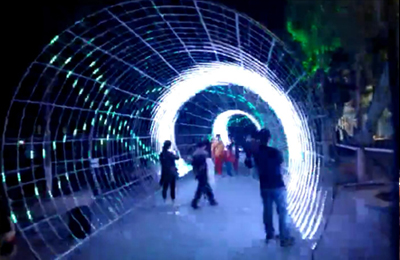 燈光秀-時空隧道